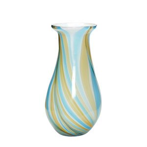 Hübsch Kaleido Vase Blue/ Yellow