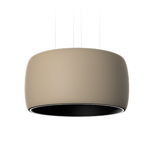 Intra Lighting Black Hole Pendant With Sound System Ø84 Cream Beige