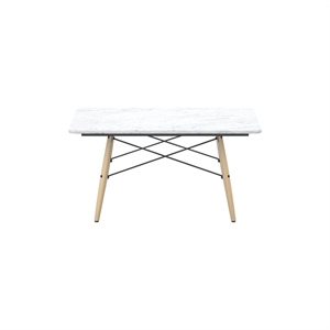 Vitra Eames Coffee Table Square White Marble/Honey Colored Ash
