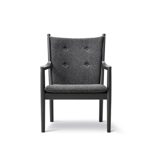Fredericia Furniture 1788 Armchair Black Lacquered/Hallingdal 180