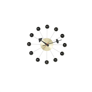 Vitra Ball Clock Wall Black/ Brass