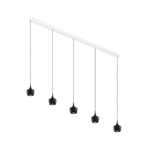 Intra Lighting Biba Edgy Pendant Matt Black