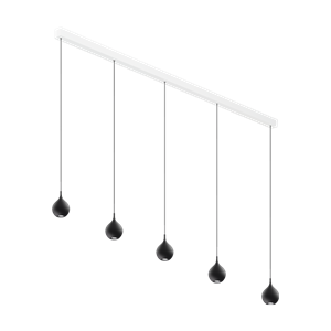 Intra Lighting Biba Drop Pendant Matt Black