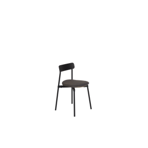 Petite Friture Fromme Bois Dining Chair Tissu Black