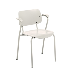 artek Lukki Dining Table Chair Stone White