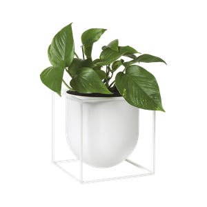 Audo Kubus Flowerpot 23 White