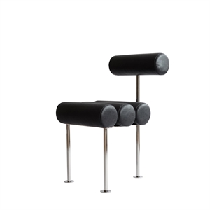 101 Copenhagen Hiro Dining Chair Aniline Leather/ Black