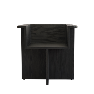 101 Copenhagen Brutus Dining Chair Coffee Black/Oak