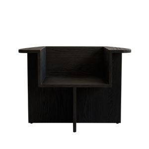 101 Copenhagen Brutus Armchair Coffee Black/Oak