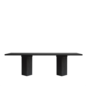 101 Copenhagen Arc Dining Table L250 Coffee Black/Oak