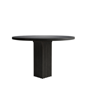 101 Copenhagen Arc Dining Table Ø120 Coffee Black/Oak