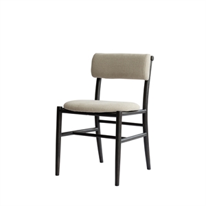 101 Copenhagen Nama Dining Chair Coffee Black/Linen