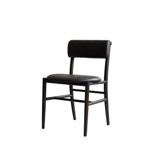 101 Copenhagen Nama Dining Chair Coffee Black/Aniline Black Leather