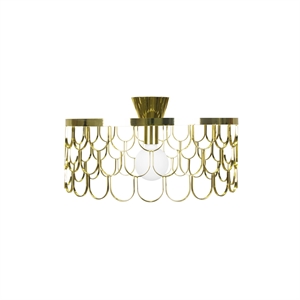Globen Lighting Gatsby Ceiling Light Brass