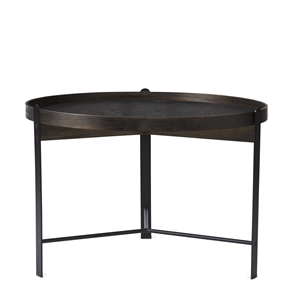 Warm Nordic Compose Coffee Table Ø70 Smoked Oak/Black