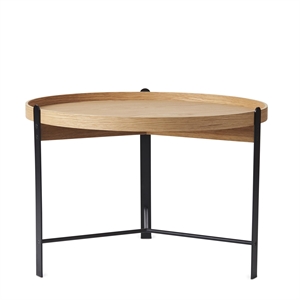 Warm Nordic Compose Coffee Table Ø70 Oak/Black