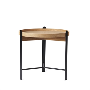 Warm Nordic Compose Coffee Table Ø50 Oak/Black