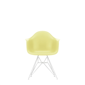 Vitra Eames Plastic RE DAR Dining Chair Lemon/ White