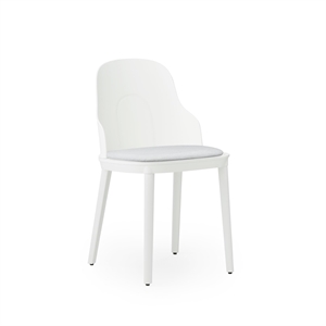 Normann Copenhagen Allez Dining Chair Canvas Upholstered White