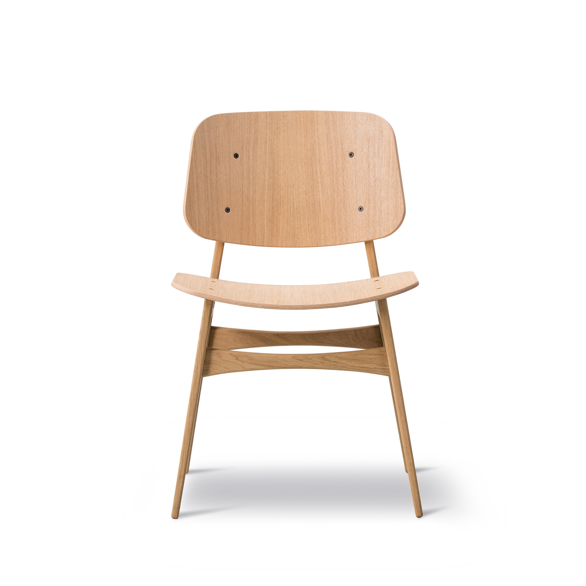 Fredericia Furniture SÃ¸borg Wood Dining Chair Lacquered Oak