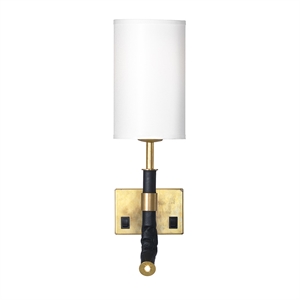 Örsjö Butler Wall Lamp Brass/ White