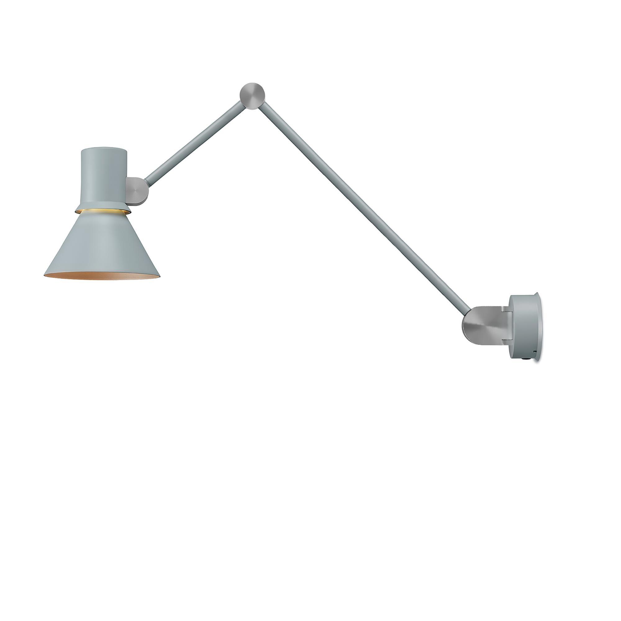 Anglepoise Type 80 W3 Wall Lamp Gray Mist