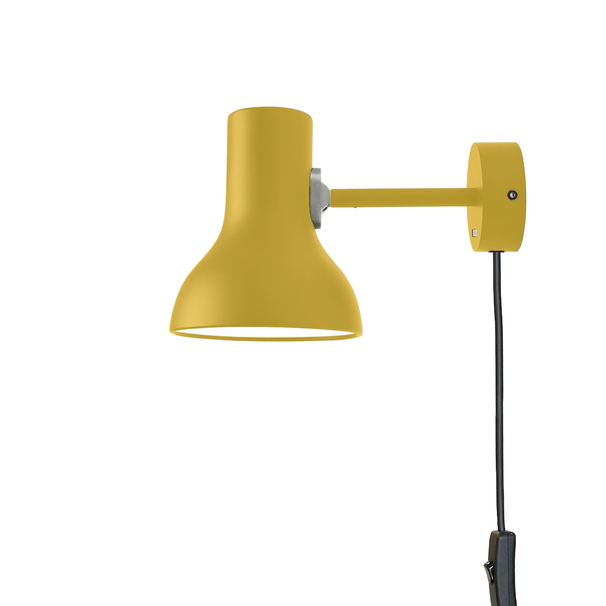 Anglepoise Type 75 Mini Wall Lamp Margaret Howell Edition w. Cord Yellow Ochre