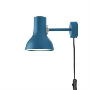 Anglepoise Type 75 Mini Wall Lamp Margaret Howell Edition w. Cord Saxon Blue