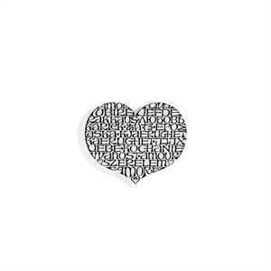 Vitra Metal Wall Relief Sculpture International Love Heart