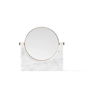 MENU Pepe Marble Mirror Brass/ Carrara Marble