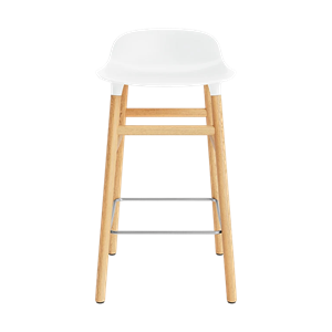 Normann Copenhagen Form Bar Stool H65 cm White/ Oak