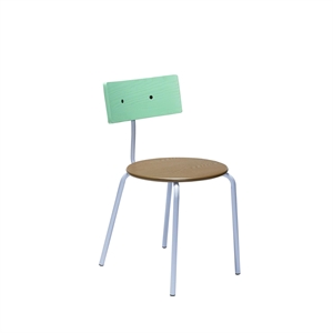 Hübsch Koi Dining Chair Brown/ Green/ Purple