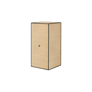 Audo Frame Cabinet 70 w. Door & 2 Shelves Oak