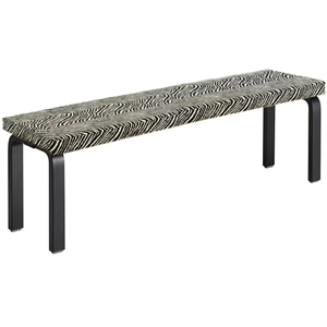 artek 168B Bench Black/ Zebra