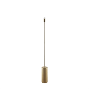 Globen Lighting Rib Floor Lamp Base Brushed Brass