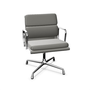 Vitra Soft Pad EA 208 Office Chair With Swivel Dim Grey/ Chrome