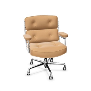 Vitra Lobby ES 105 Office chair Ochre/ Chrome