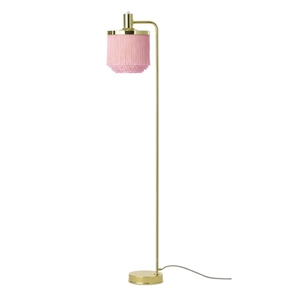 Warm Nordic Fringe Floor Lamp Pale Pink
