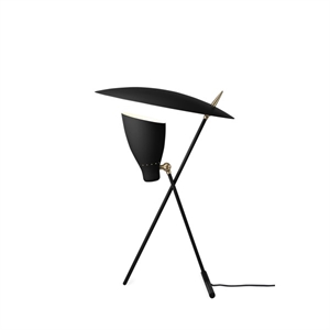 Warm Nordic Silhouette Table Lamp Black Noir