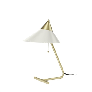 Warm Nordic Brass Top Table Lamp Warm White