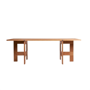 Frama Farmhouse Trestle Dining Table L220 Natural Oak