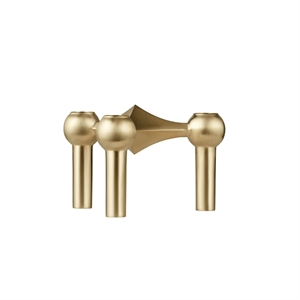 STOFF Nagel Candlestick H6.5 Brushed Brass