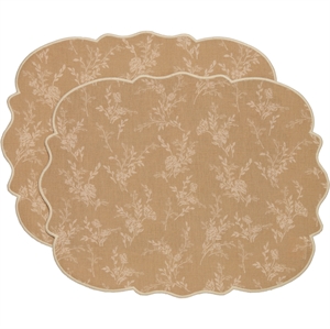 Decotique Gia Placemat Set of 2 Beige