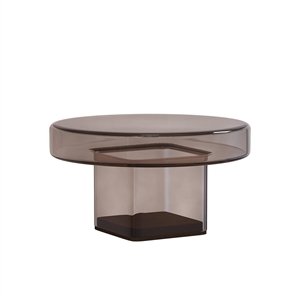 NORR11 Naked Coffee Table H30 Smoke/Glass