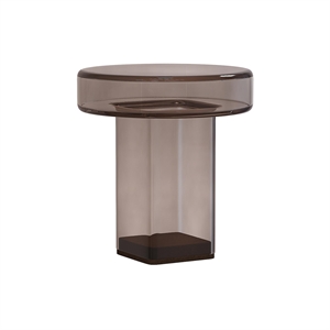 NORR11 Naked Side Table H49 Smoke/Glass