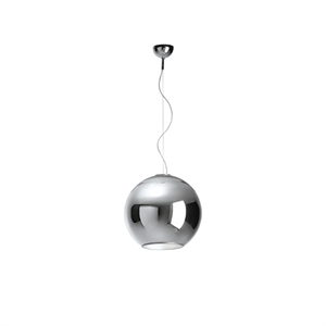 FontanaArte Globo Di Luce Pendant Small Chrome