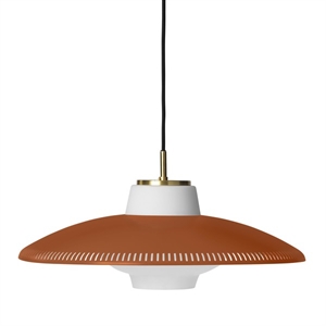 Warm Nordic Opal Shade Pendant Rusty Red