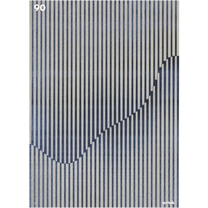 artek 90 Years Anniversary Poster 50x70 cm Black/ Blue