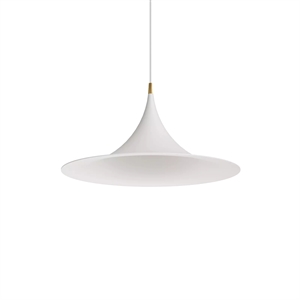 Linea Light Morgana Pendant Ø47 White/ Brushed Gold