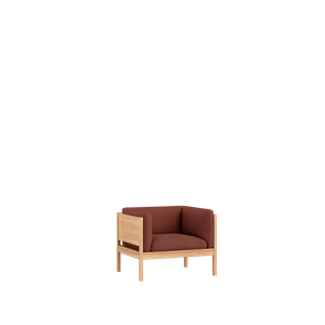 Moebe Modular Armchair Oak/Re-Wool 687
